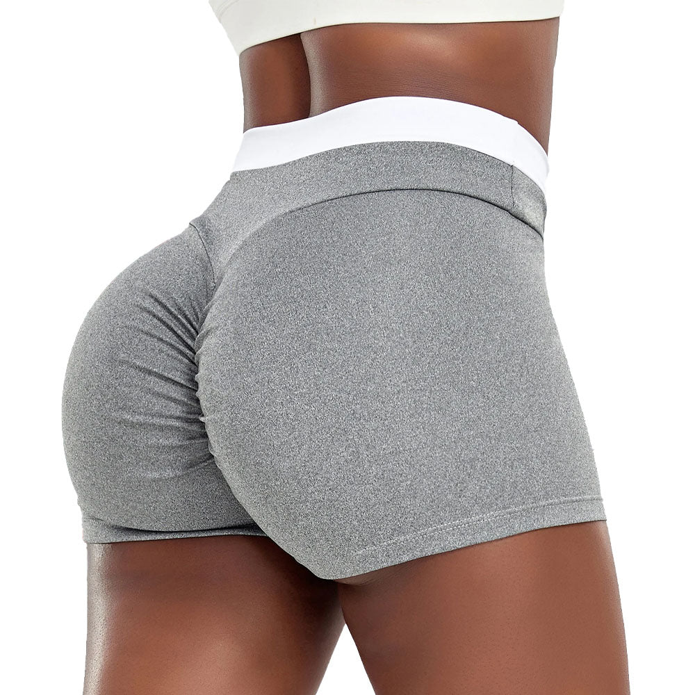 Kali Grey Scrunch Shorts