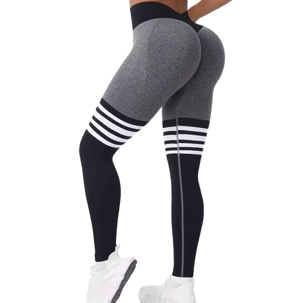 Baller Babe Thigh High Sock V Waist Leggings Pink