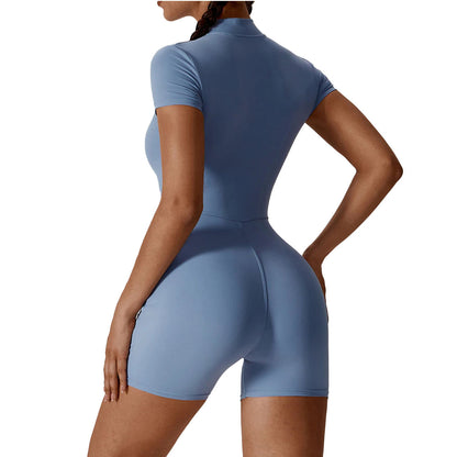 baby blue womens activewear bodysuit jumpsuit for training australia