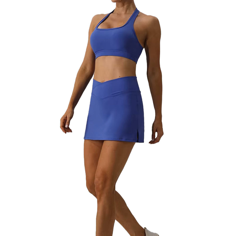 Marcelo 2 Pce Halter Top with Matching Skort