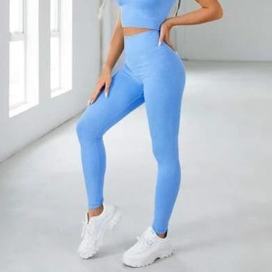 Gym on sale leggings blue