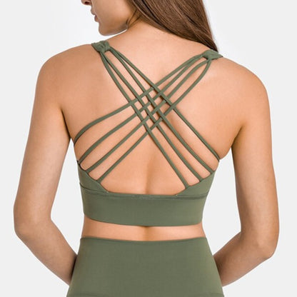 crop top cross back