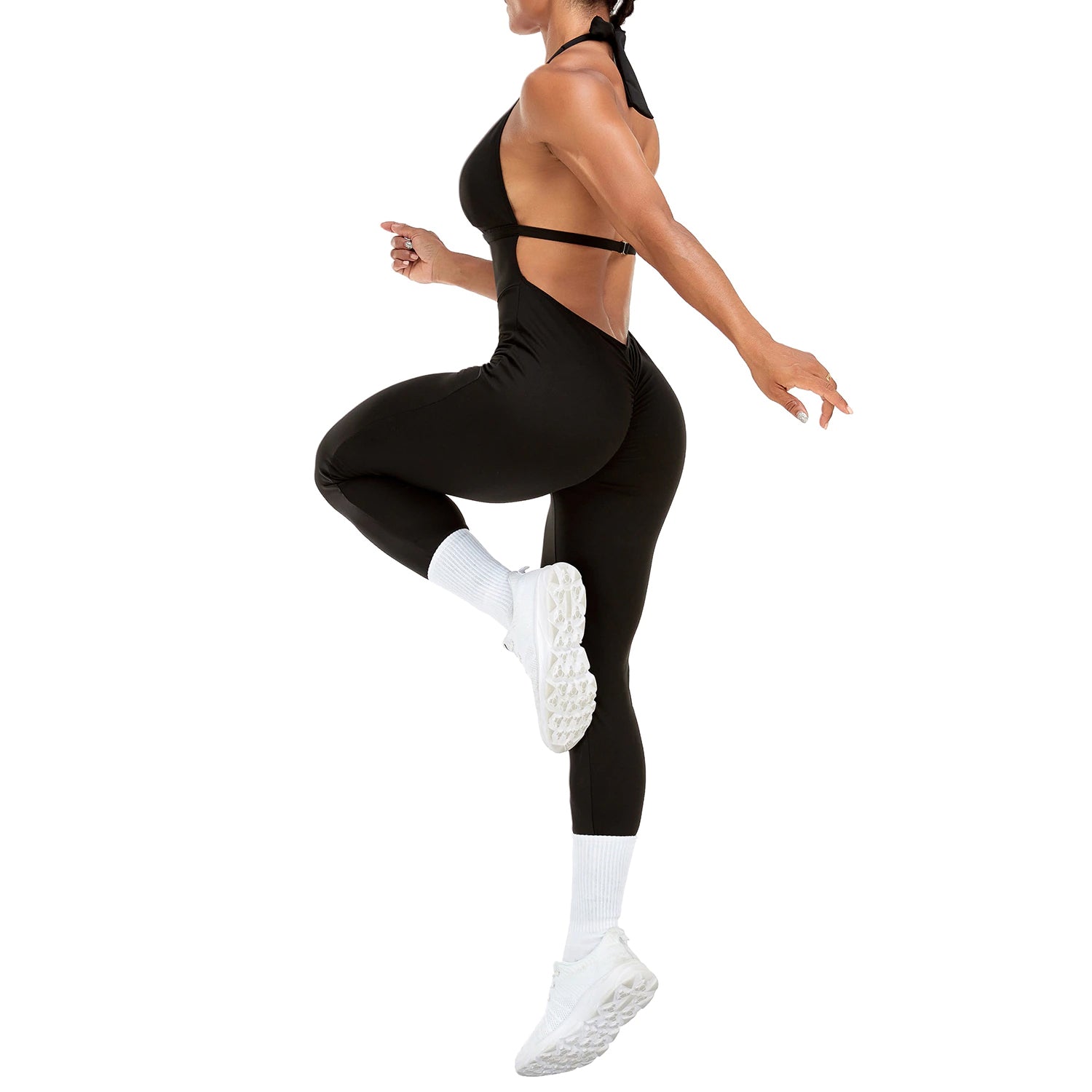 Women's Jumpsuit Onesie Workout Sets Bodysuit Yoga Fitness Gym Workout  Tummy Control Butt Lift Breathable Sport Activewear