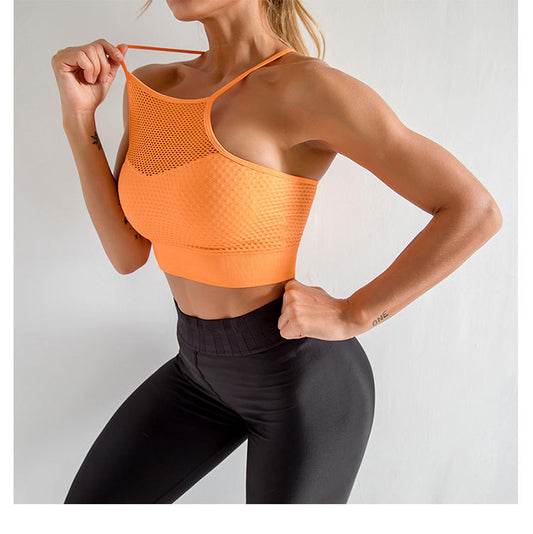 Racer Back Mesh Crop top